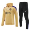 Barcelona Hoodie Trainings Sweatshirt 2024-25 gele